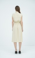 SIXDO Woven Flared Dress for Women